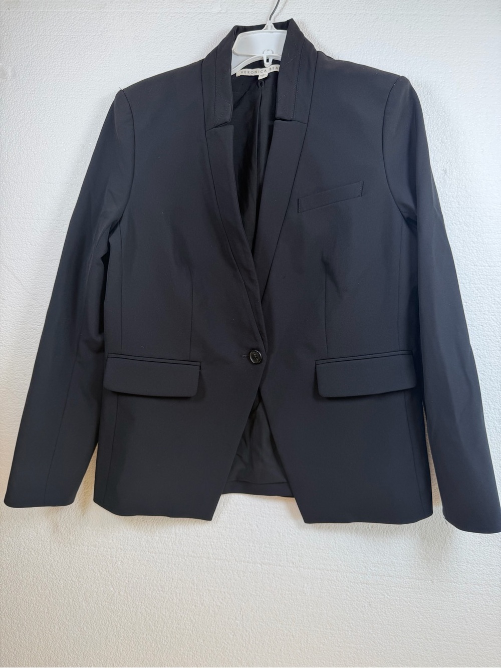 Veronica Beard Black Single-Button Blazer